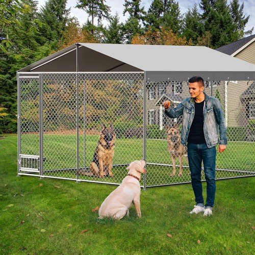 10x10x7ft outdoor dog kennel - dog,