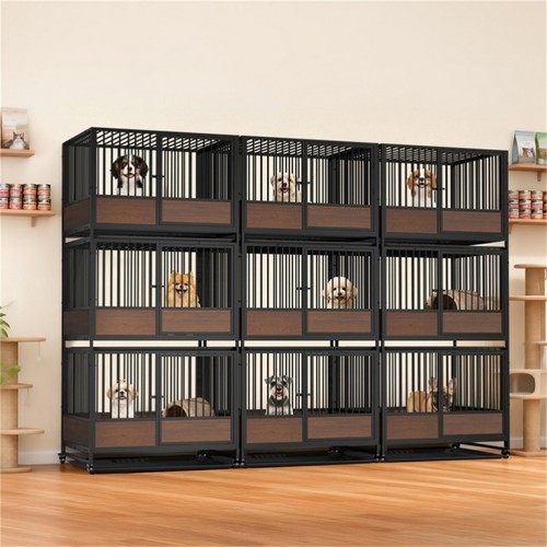 Stackable large cat cage dog - stackable,