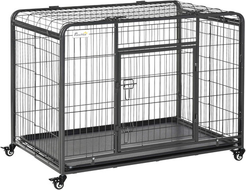 Metal dog cage kennel locking - kennel,