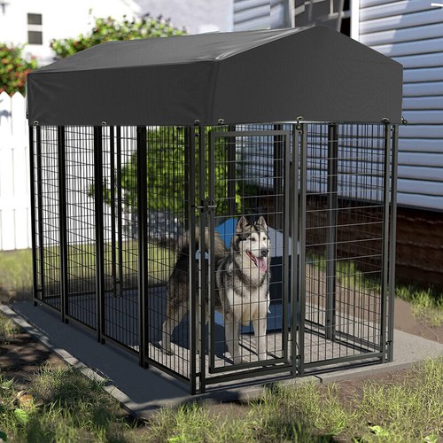 Tall large outdoor dog kennel - outdoor,