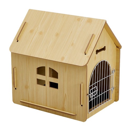 Wooden dog house - dog,