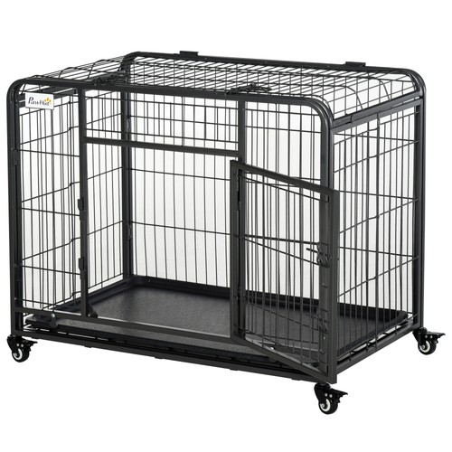 Pawhut metal dog - pawhut,